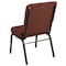 Flash Furniture Advantage 20.5 in. Cinnamon Molded Foam Church Chair PCCF-107 - alternate 5